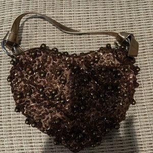 Sequined‎ and beaded purse 👜